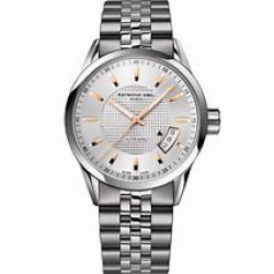 RAYMOND WEIL MODEL FREELANCER HEREN MET STALEN BAND EN AUTOMATISCH UURWERK. - 18050