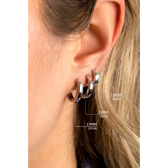 ZINZI ZILVEREN CREOOL 17X3 - 21892