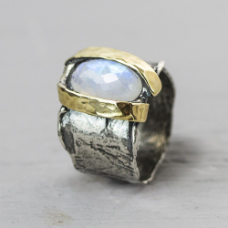 RING 9 KARAAT MET MAANSTEEN - 34133