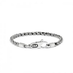 SILK ARMBAND ZILVER - 35304