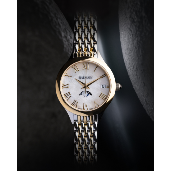 BALMAIN DAMES HORLOGE  MET MAANSTAND - 39062