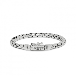 SILK JEWELLERY ARMBAND ZILVER - 32326