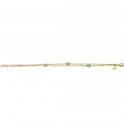 ZINZI GOLD PLATED ZILVEREN ARMBAND - 36466