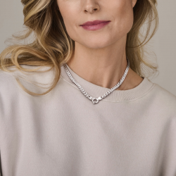 ZILVEREN COLLIER  GOURMET 45 CM - 36894
