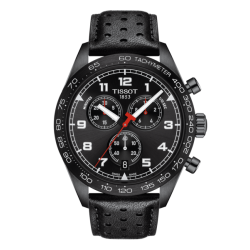 TISSOT  1853 PRS CHRONOGRAAF STAAL ZWART - 37126 TISSOT  1853 PRS CHRONOGRAAF STAAL ZWART - 37126
