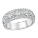 14 KARAAT WITGOUDEN RING MET BRILJANT 49 MET TOTAAL 1.47 CARAAT - 37237