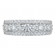 14 KARAAT WITGOUDEN RING MET BRILJANT 49 MET TOTAAL 1.47 CARAAT - 37237