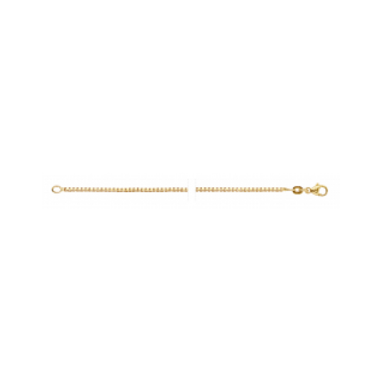 GOUDEN FJORY COLLIER  MET ZILVEREN KERN - 37658