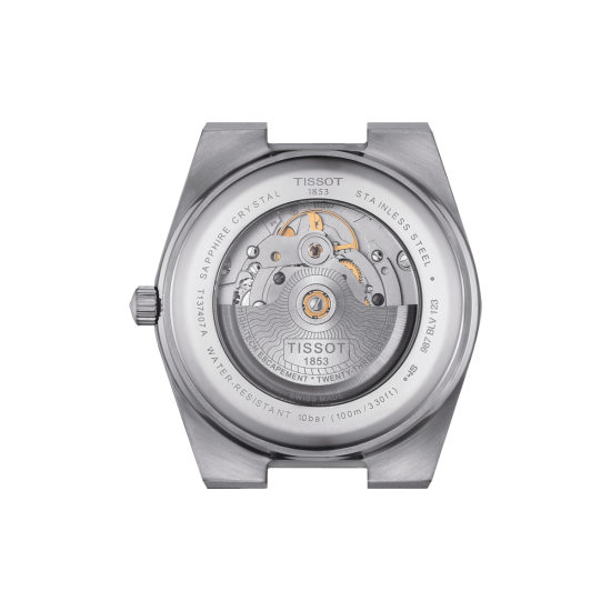 TISSOT 1853 PRX POWERMATIC 80 AUTOMAAT MET BLAUWE WIJZERPLAAT - 38211