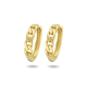 14 KARAAT GEEL GOUDEN CREOLEN - 38226