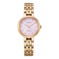 CITIZEN DAMES HORLOGE MET ECO DRIVE ROSE - 38257