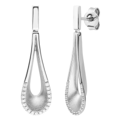 VIVENTY OORHANGERS ZILVER MET ZIRCONIA - 38313