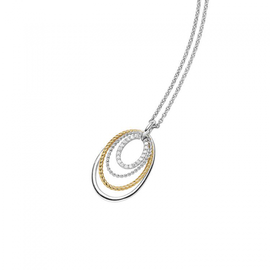 VIVENTY COLLIER MET ZIRKONIA - 38410