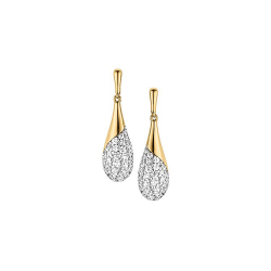 VIVENTY OORHANGERS ZILVER MET ZIRCONIA - 38315