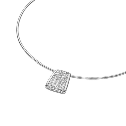 VIVENTY ZILVEREN COLLIER MET  ZIRKONIA - 38327