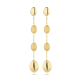 14 KARAAT GEEL GOUDEN FANTASIE OORHANGERS - 39273