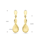 14 KARAAT GEEL GOUDEN FANTASIE OORHANGERS - 39274