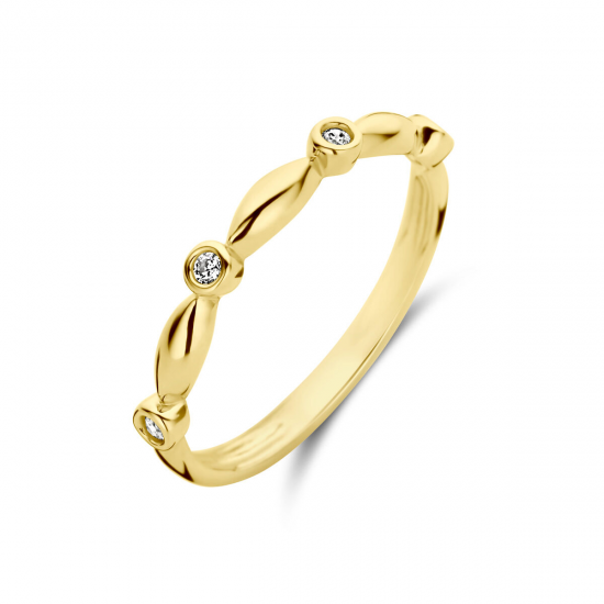 14 KARAAT GEELGOUDEN RING - 39278