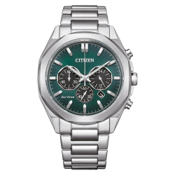 CITIZEN HORLOGE CHRONOGRAAF STAAL ECO DRIVE - 39768