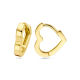 14 karaat geelgouden fantasie oorsieraden hart - 39860