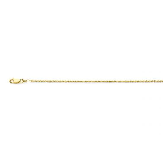 14 karaat geelgouden koord collier - 39868