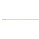 14 karaat geelgouden koord collier - 39868