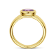 GEEL GOUDEN DAMESRING AMETHIST - 40132