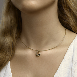 14k Geelgouden hanger. - 40300