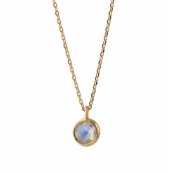 COLLIER MET MAANSTEEN HANGER - 40467