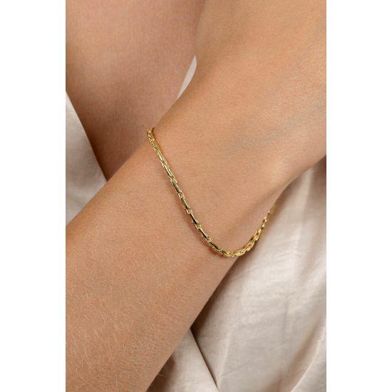 ZINZI GOLD PLATED ZILVEREN ARMBAND - 40475