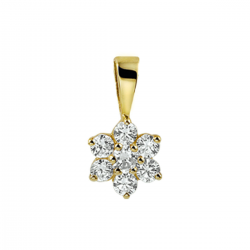 GOUDEN HANGER ZIRKONIA - 40834