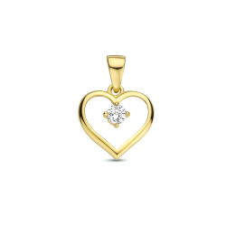 GOUDEN HANGER ZIRKONIA - 40836