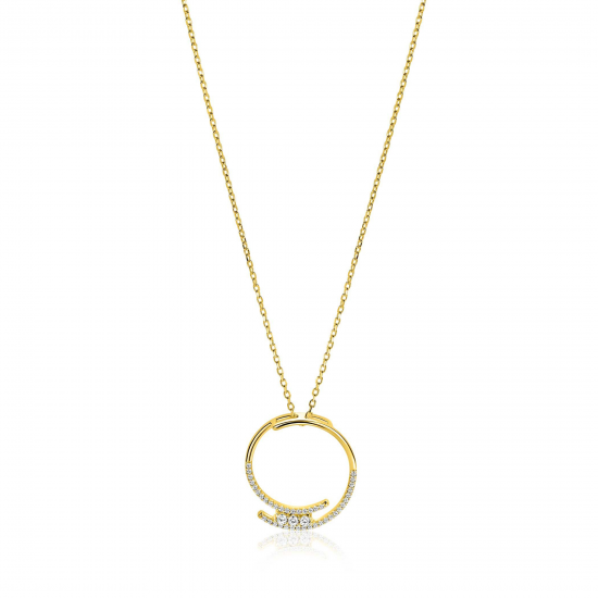 ZINZI COLLIER MET HANGER - 40849