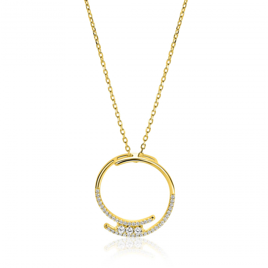 ZINZI COLLIER MET HANGER - 40849