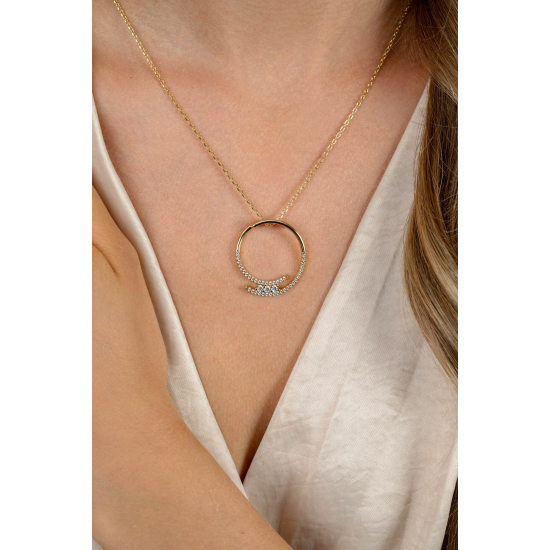 ZINZI COLLIER MET HANGER - 40849