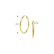 GOUDEN CREOLEN - 40862