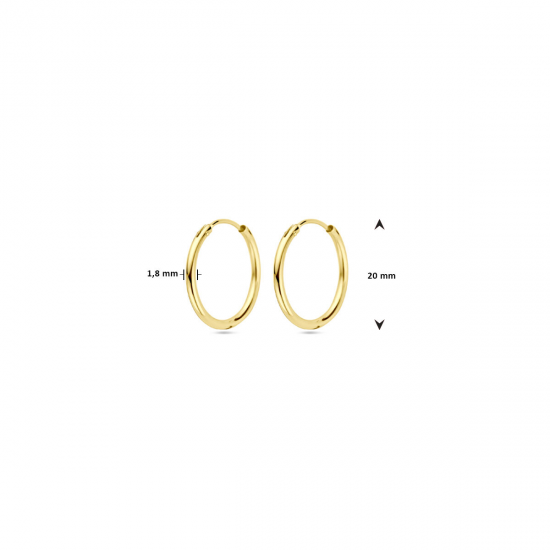 GOUDEN CREOLEN - 40863