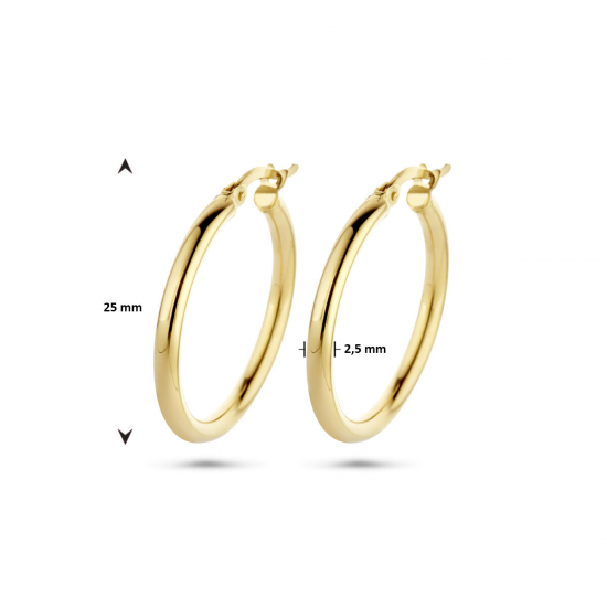 GOUDEN CREOLEN - 40866