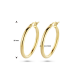 GOUDEN CREOLEN - 40866
