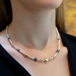 JEH ZILVEREN COLLIER - 40962