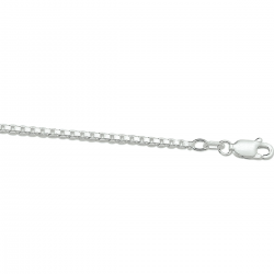 ZILVEREN LENGTE COLLIER - 41153