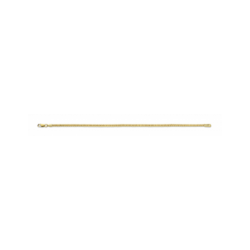 GOUDEN FJORY ARMBAND  MET ZILVEREN KERN - 41171