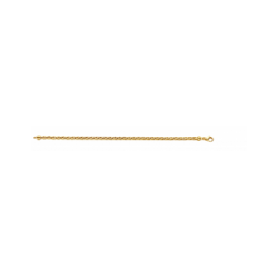 GOUDEN FJORY ARMBAND  MET ZILVEREN KERN - 41175