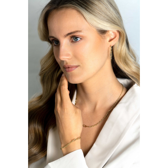 ZINZI GOLD PLATED ZILVEREN ARMBAND - 41402