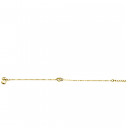 ZINZI GOLD PLATED ZILVEREN ARMBAND - 41403
