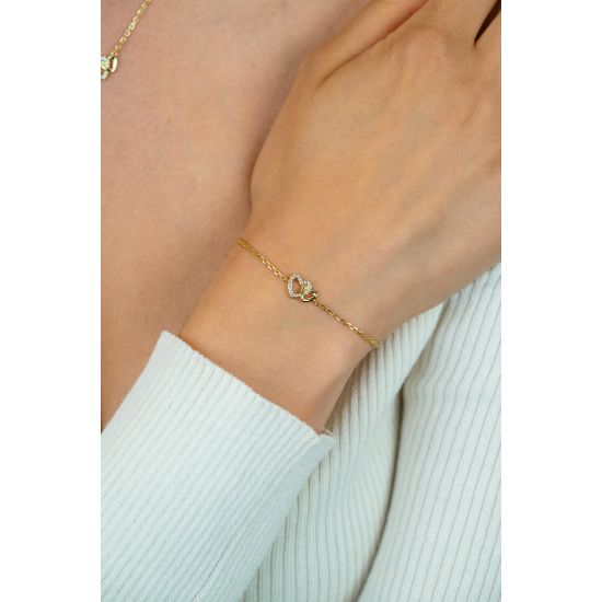 ZINZI GOLD PLATED ZILVEREN ARMBAND - 41403