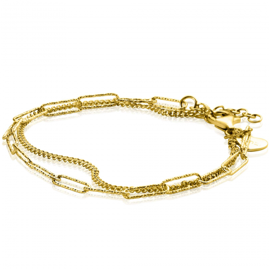 ZINZI GOLD PLATED ZILVEREN ARMBAND - 41405