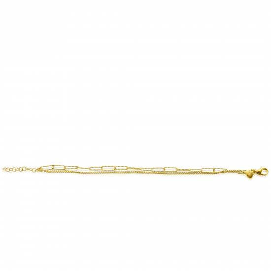 ZINZI GOLD PLATED ZILVEREN ARMBAND - 41405