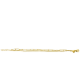 ZINZI GOLD PLATED ZILVEREN ARMBAND - 41405