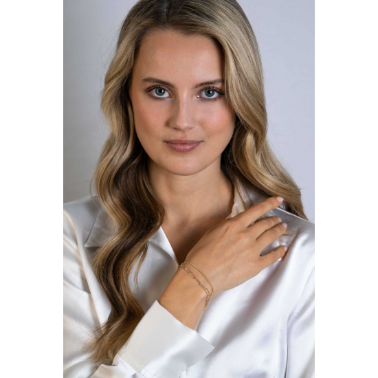 ZINZI GOLD PLATED ZILVEREN ARMBAND - 41405